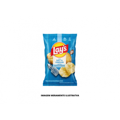 SALGADINHO - ELMA CHIPS - 62g LAYS SALT VINEGAR